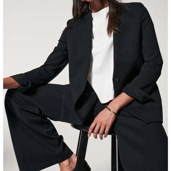 SPANX Jackets & Blazers - SPANx Black Blazer Jacket Business Casual Career Office Work Minimalist